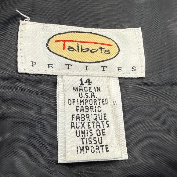 Talbots VTG Red Plaid 100% Wool Midi Pencil Skirt Petite Sz 14P Classic Preppy - Picture 3 of 8